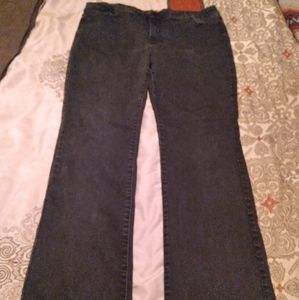Ladies size 18W Jennifer Lopez black wash sculpt bootcut jeans